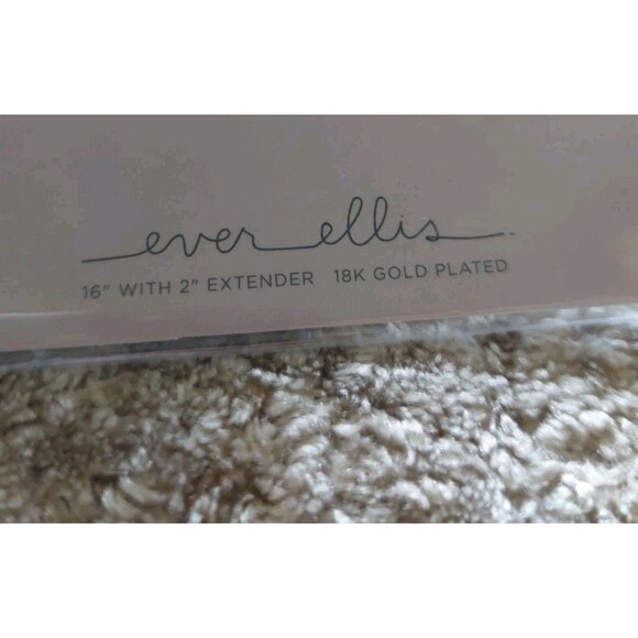 Scorpio Zodiac Bar Necklace 18K Gold Plated Ever Ellis 16" October 23 - Nov 21 - Picture 3 of 3